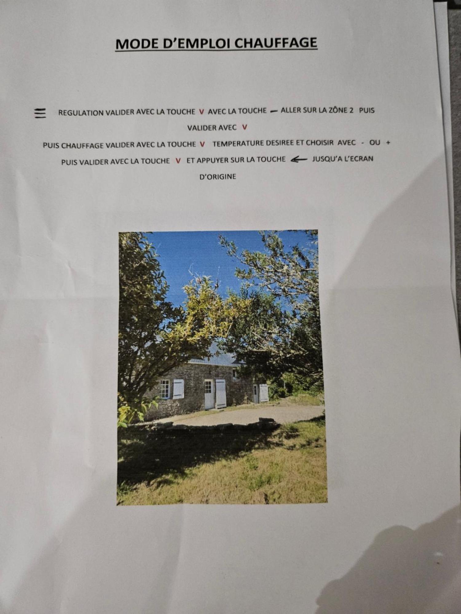 הוילה Brennilis Moulin De Kerstrat מראה חיצוני תמונה